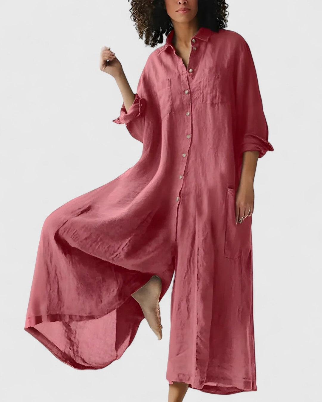 Ellison™ | Luxe Silk Jumpsuit Dress