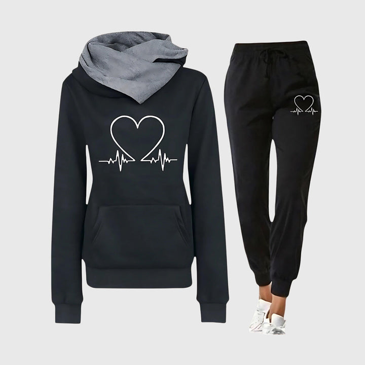 Heartbeat Luxe Hoodie Set