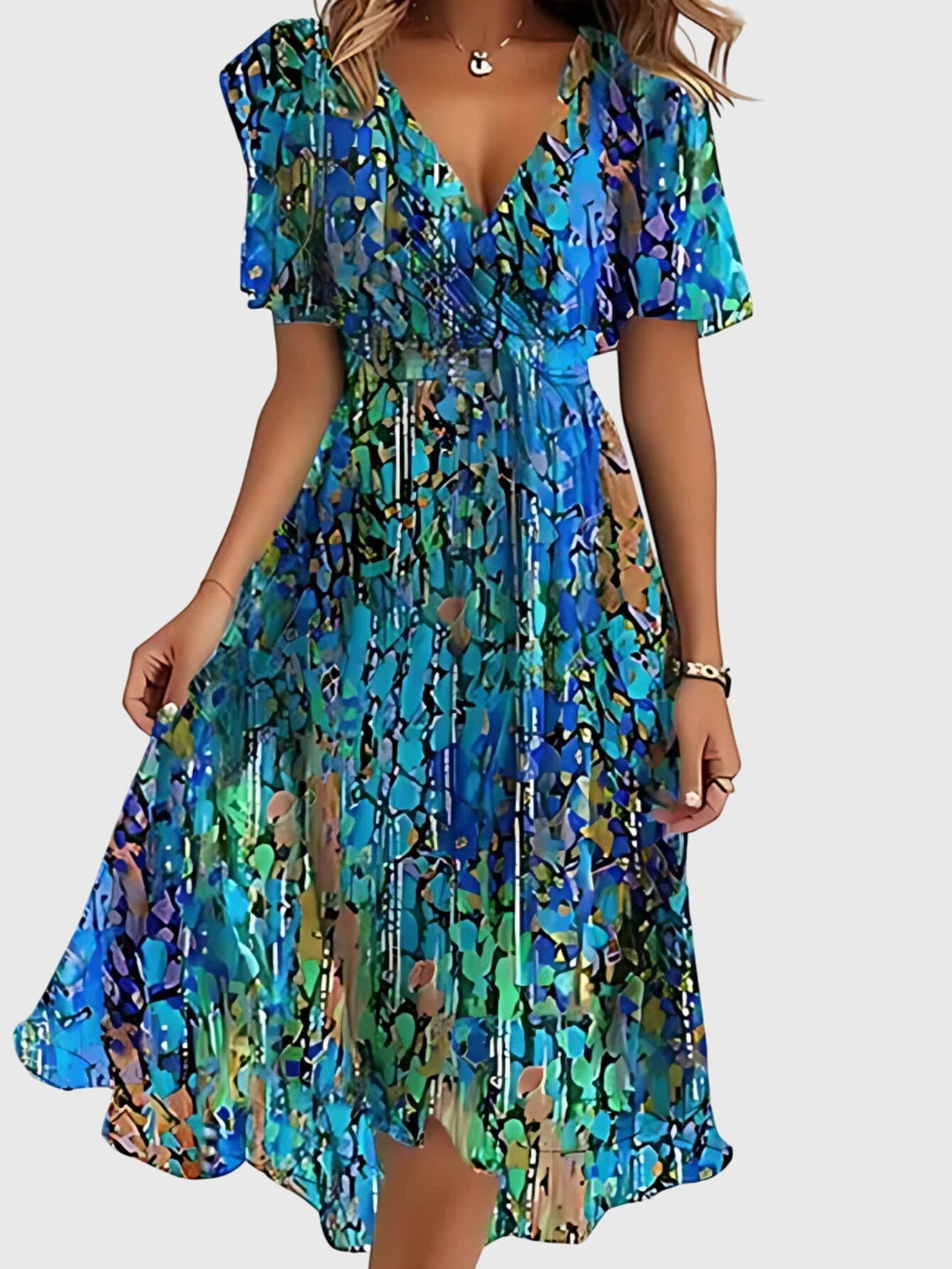 Matilda™ | Elegant Summer Dress with Flattering Belly Coverage