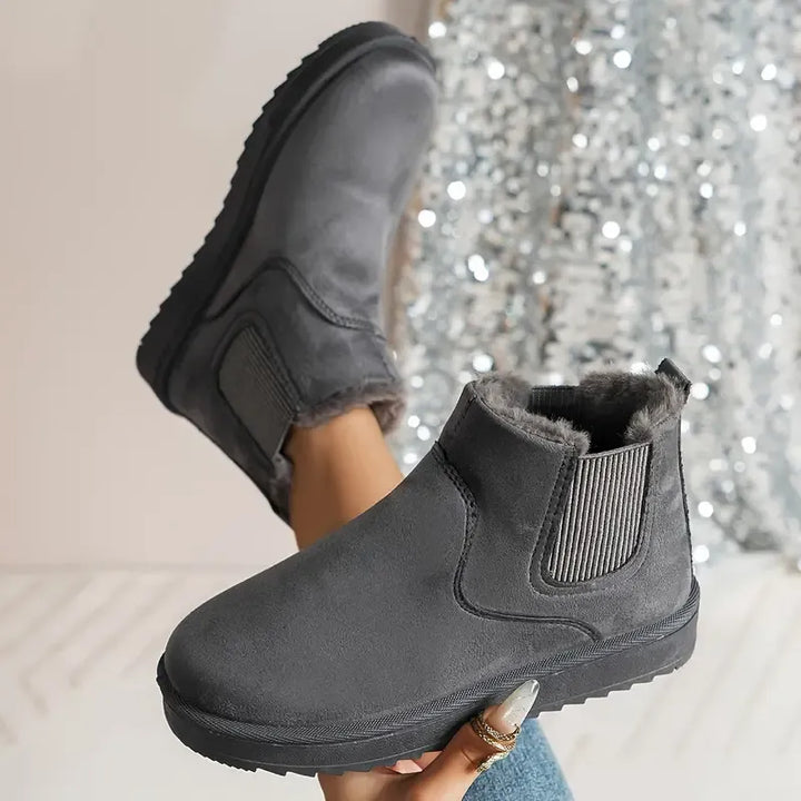 Becky Solid Color Short Boots