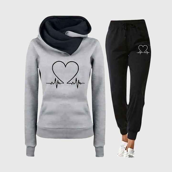 Heartbeat Luxe Hoodie Set