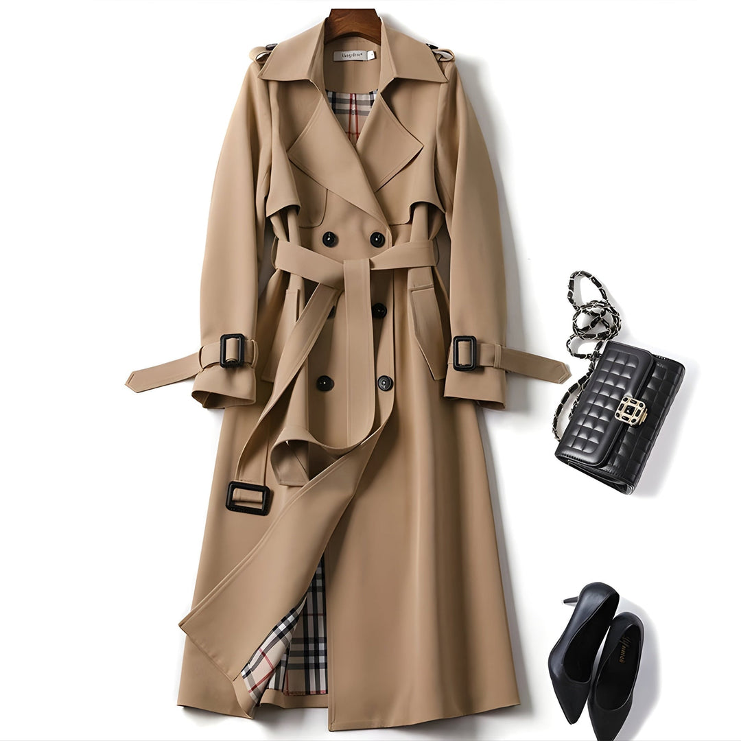 Sabrina™ | Belted Water-Resistant Trench Coat Trench Coat
