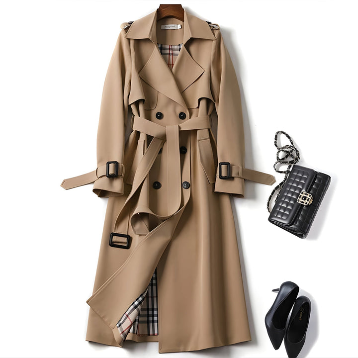 Sabrina™ | Belted Water-Resistant Trench Coat Trench Coat