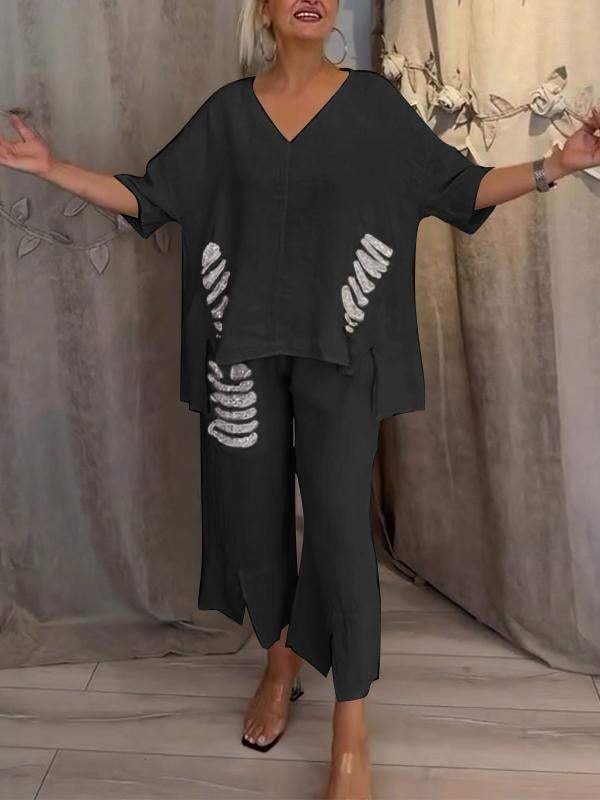 Tracey™ – Elegant 2-Piece Summer Set for Easy, Breezy Days