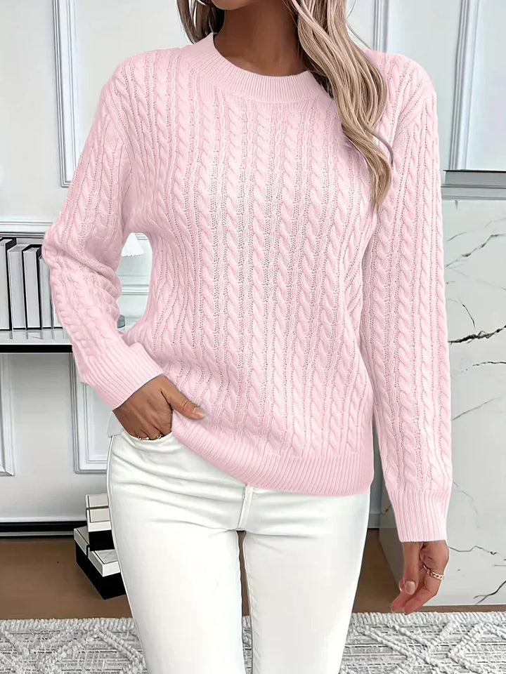 Zoe | Luxurious Cable Knit Sweater