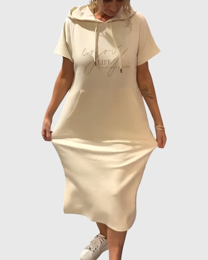 Marlowe™ | Luxe Jersey Hoodie Dress