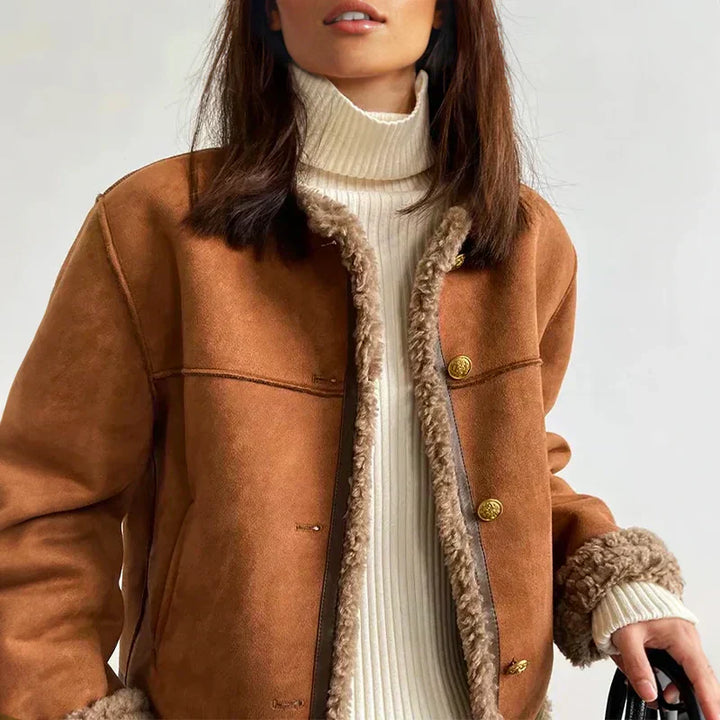 CHARLIE™ | Warm and Elegant Leather Jacket