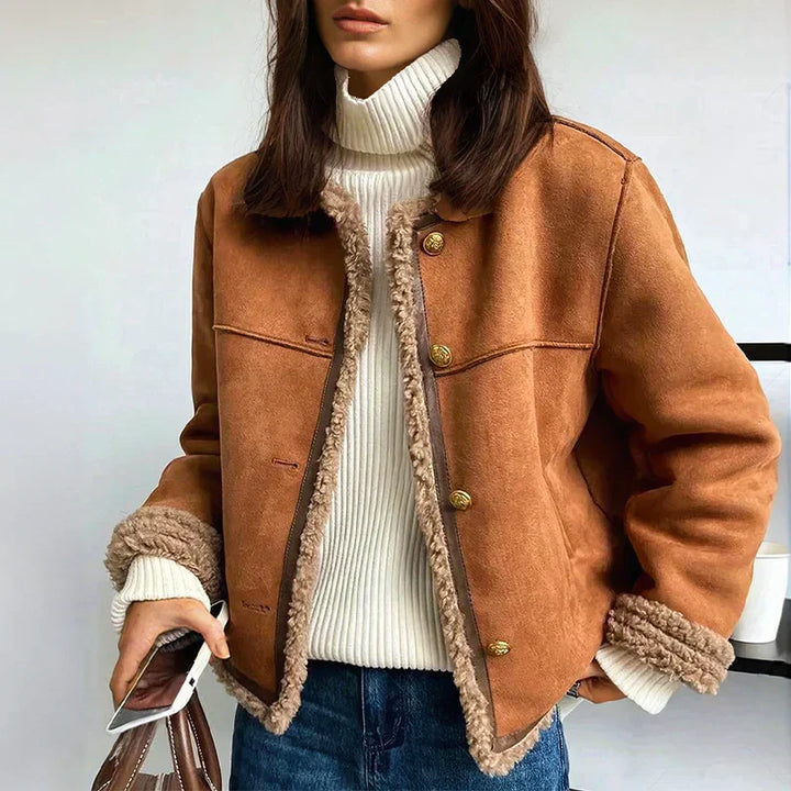CHARLIE™ | Warm and Elegant Leather Jacket