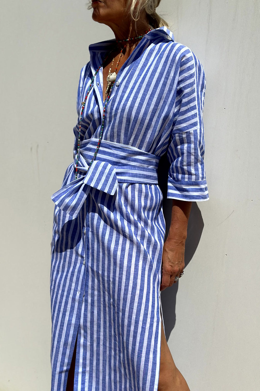 Lauren – Striped Everyday Shirt Dress