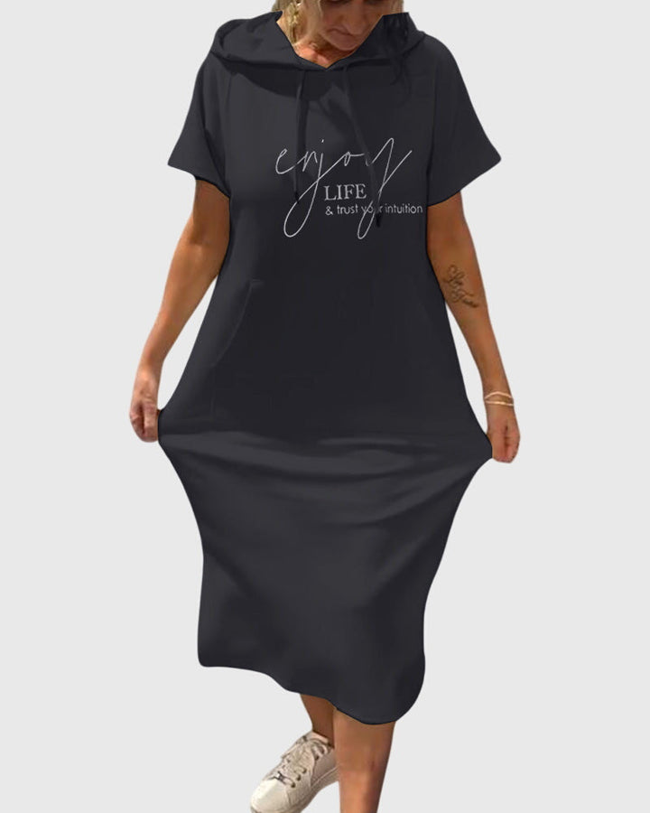 Marlowe™ | Luxe Jersey Hoodie Dress