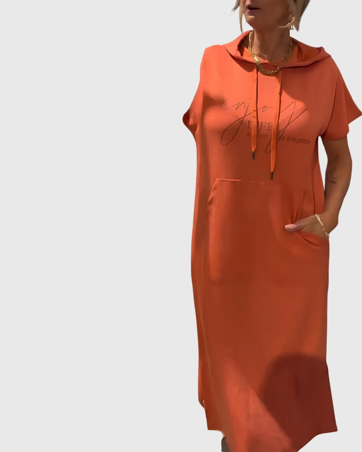 Marlowe™ | Luxe Jersey Hoodie Dress