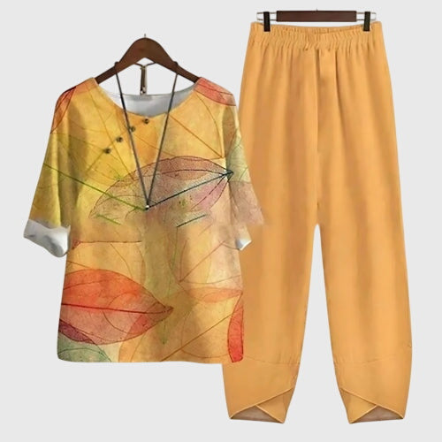 Natalia | Luxe Artistic Print Lounge Set