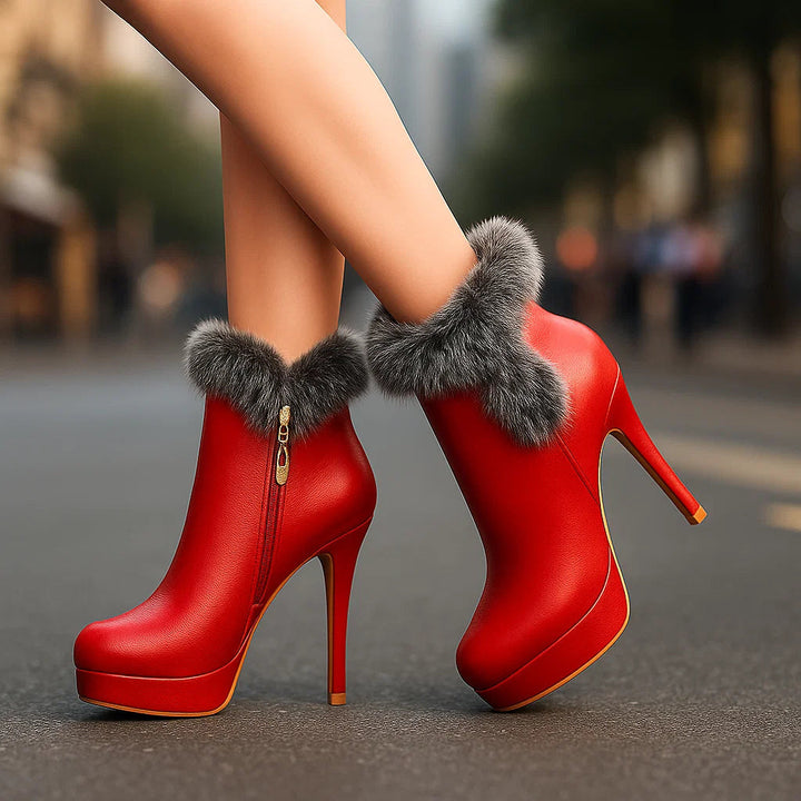 ROWEN RABBIT-FUR BOOTS
