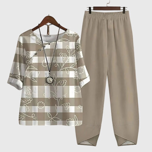 Natalia | Luxe Artistic Print Lounge Set