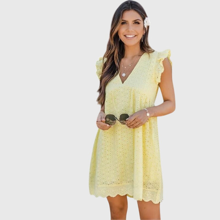 Silk Serenity: Versatile Summer Dress