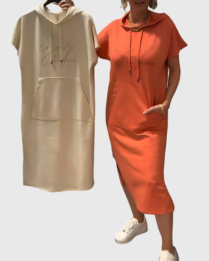 Marlowe™ | Luxe Jersey Hoodie Dress