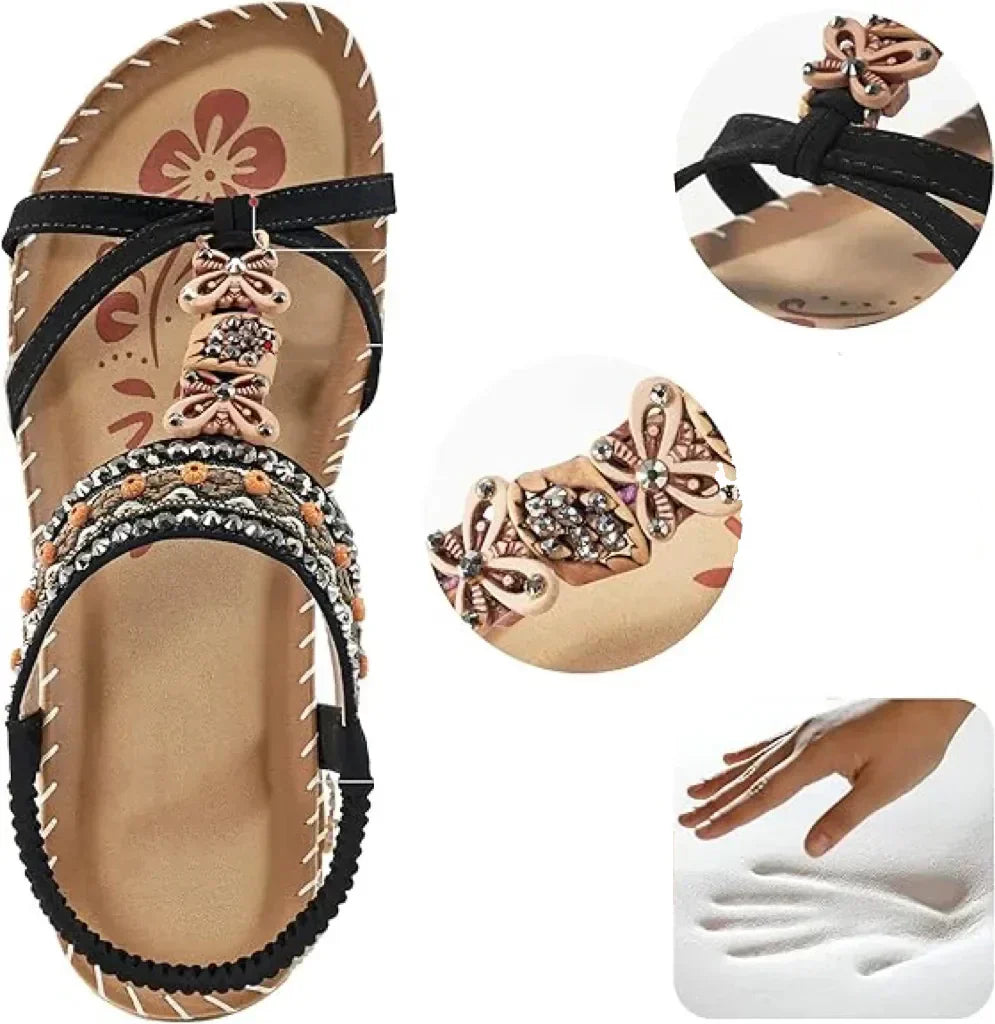Tina™ – Supportive Orthopaedic Sandals with Effortless Style