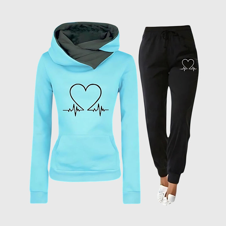 Heartbeat Luxe Hoodie Set