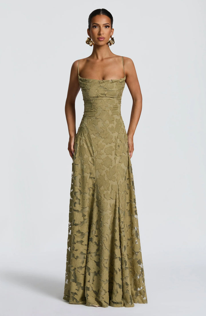 Maevy | Luxe Silk Maxi Dress
