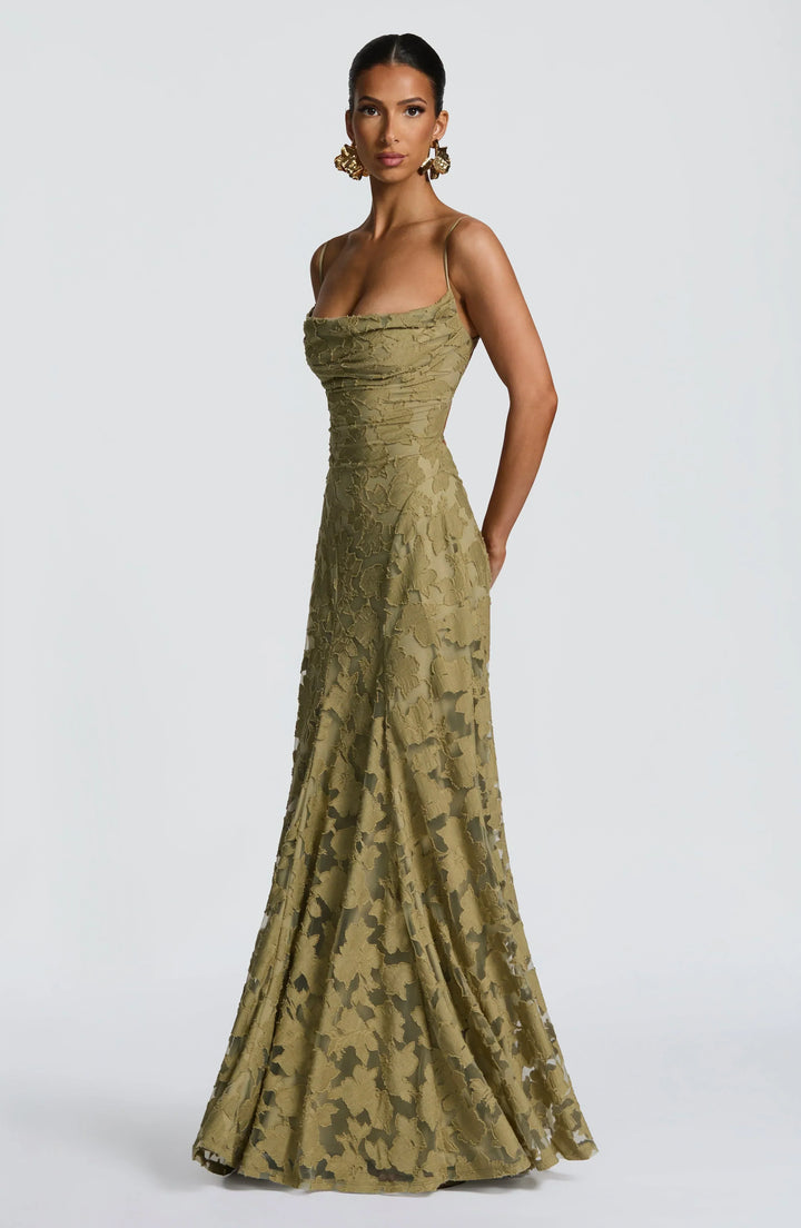 Maevy | Luxe Silk Maxi Dress