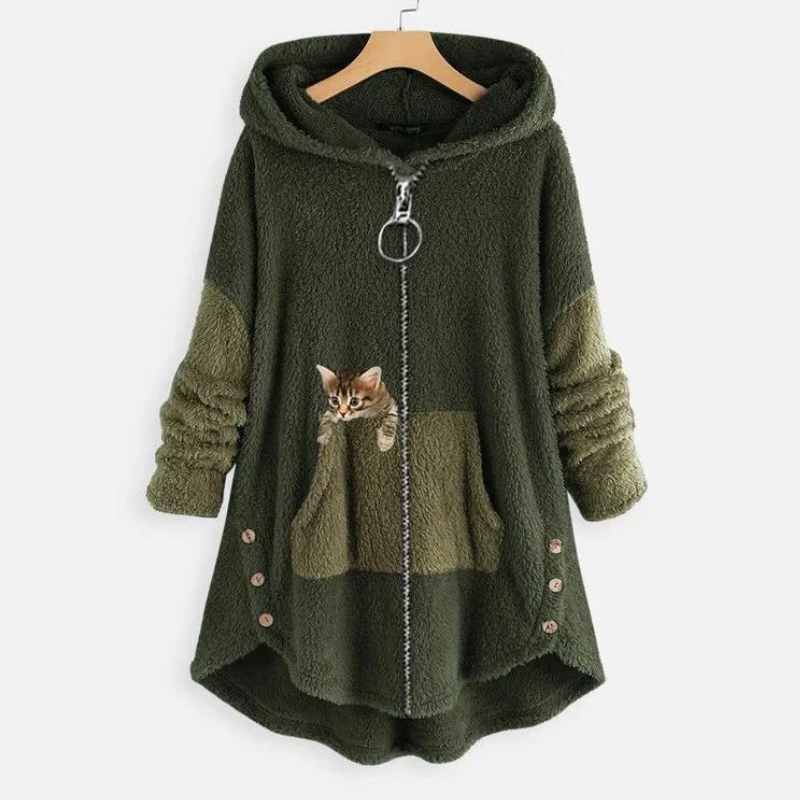 Vanda | Warm and soft jacket, as cuddly as a teddy bear