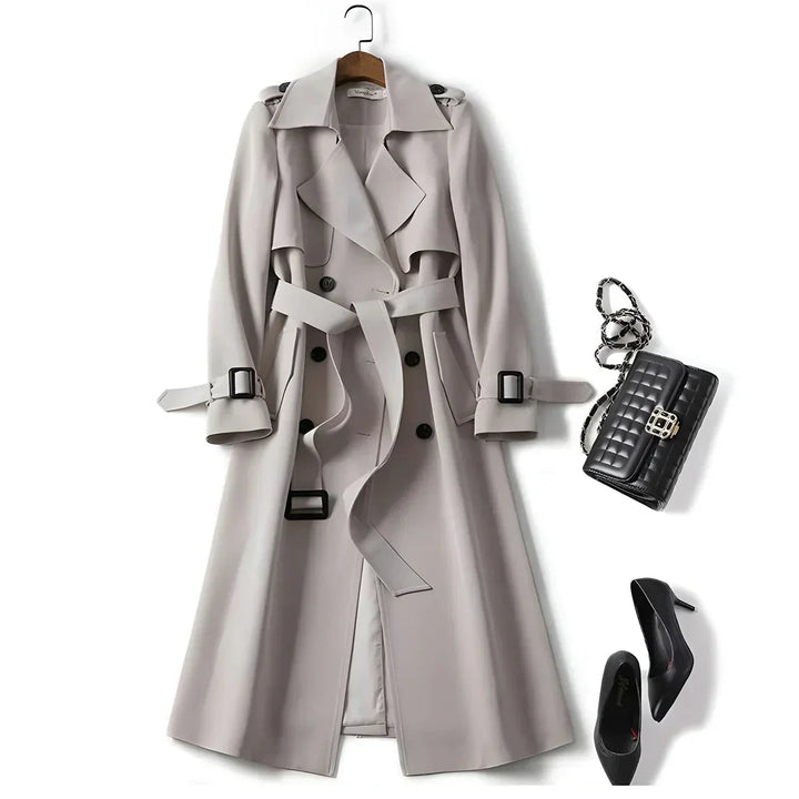 Sabrina™ | Belted Water-Resistant Trench Coat Trench Coat