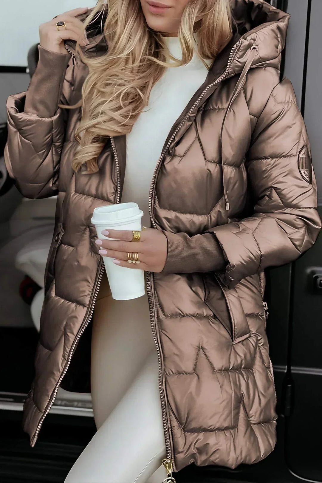 Elaina™ | Cotton-Blend Warm Long Coat