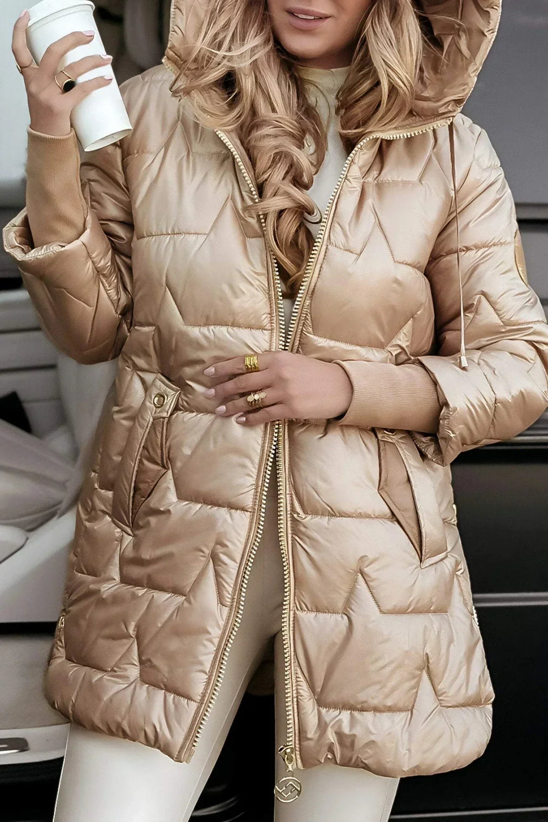 Elaina™ | Cotton-Blend Warm Long Coat