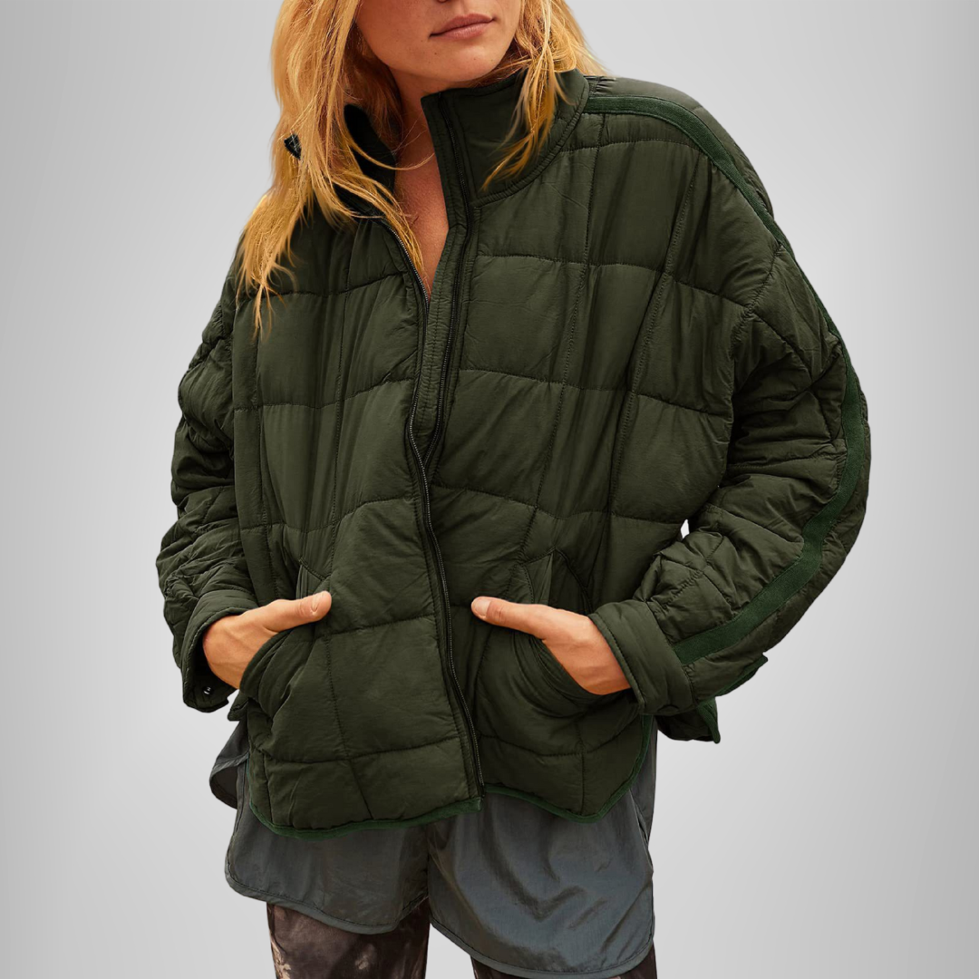 Novalie™ – Lightweight Compact Zip Puffer Jacket