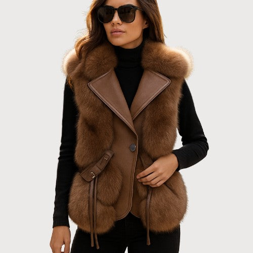 Tiphaine | Luxe Fur Gilet