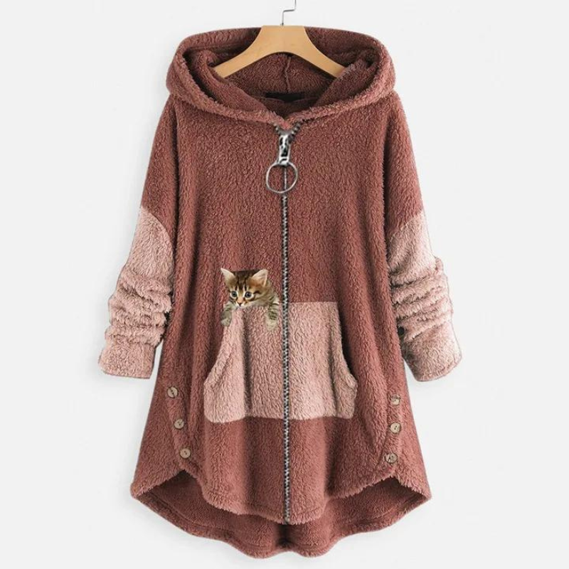 Vanda | Warm and soft jacket, as cuddly as a teddy bear