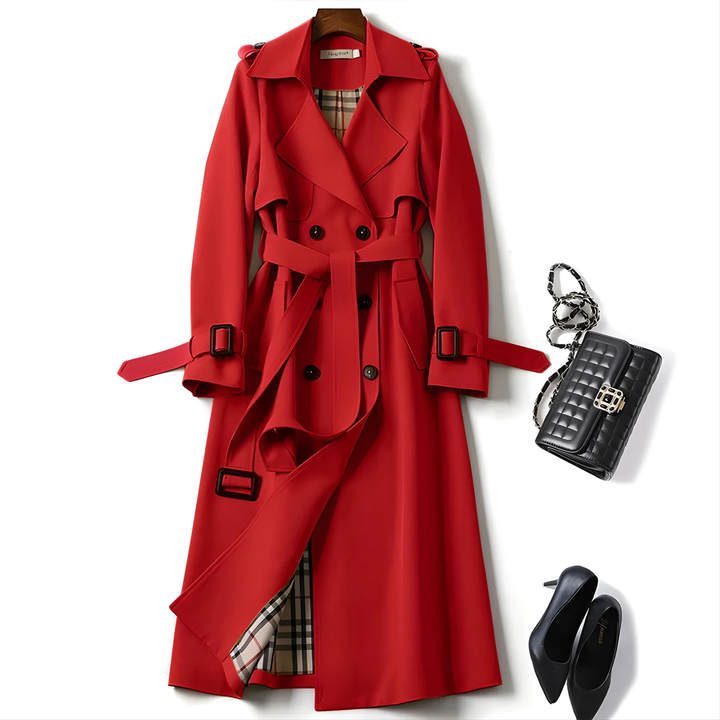 Sabrina™ | Belted Water-Resistant Trench Coat Trench Coat
