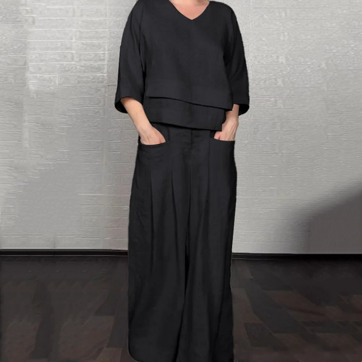 Joanne™ – Relaxed Fit 2-Piece Set for Effortless Everyday Elegance