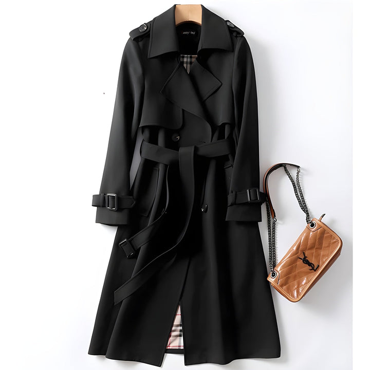 Sabrina™ | Belted Water-Resistant Trench Coat Trench Coat